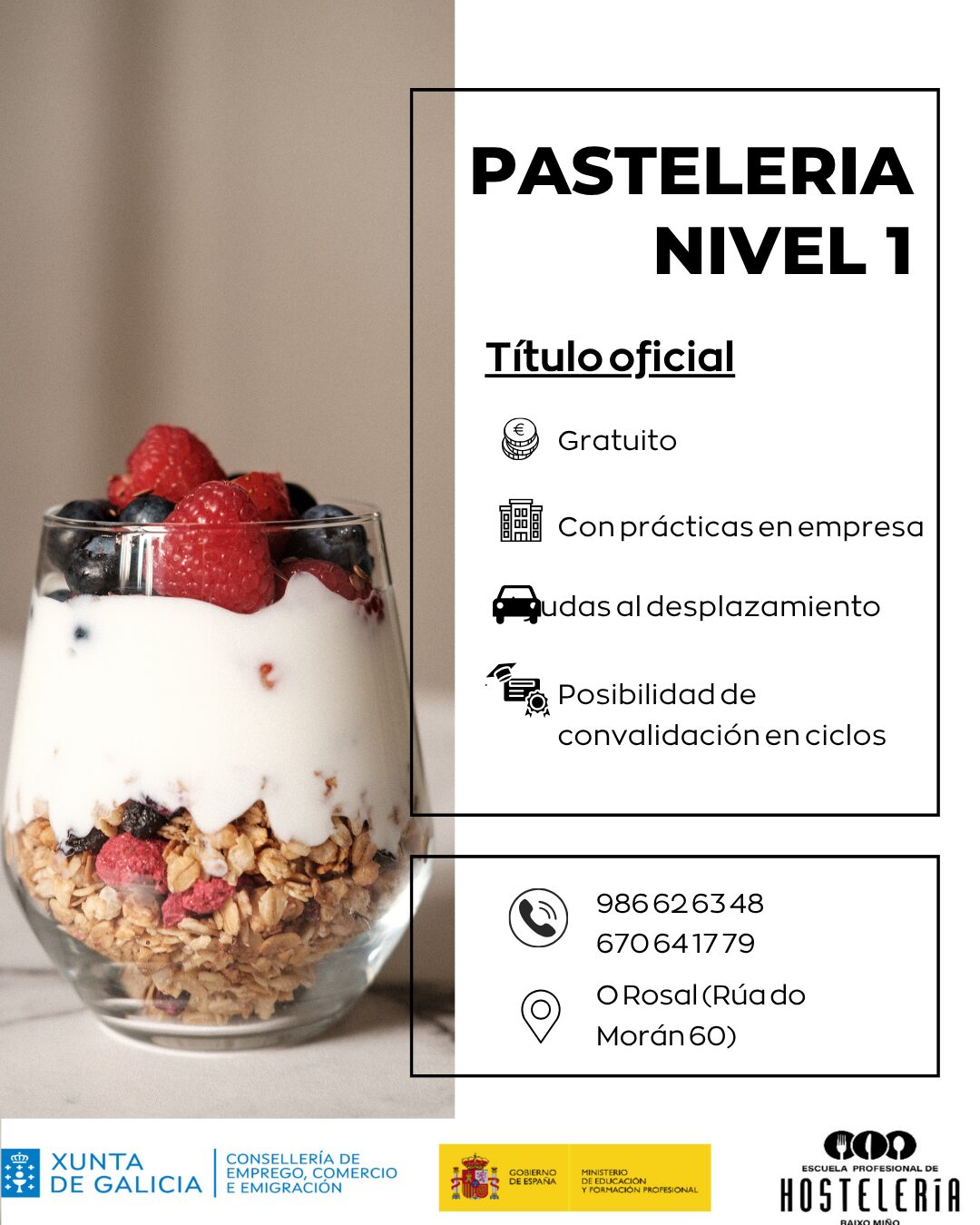 pasteleria - Nivel 1 (en O Rosal) ﻿